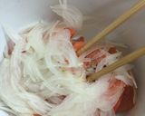 豆腐クリームでサーモンマリネトースト作り方2写真