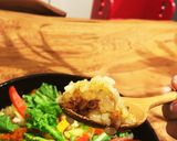 余ったカレーで作る、カレー風パエリア作り方10写真