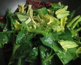 ほうれん草の巣ごもり卵作り方4写真