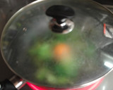 ほうれん草の巣ごもり卵作り方7写真