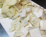 家にあるお野菜で。具沢山鮭のミルクスープ作り方1写真