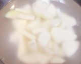 家にあるお野菜で。具沢山鮭のミルクスープ作り方3写真