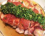 皮パリチキンソテーのネギニラがけ作り方7写真