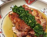 皮パリチキンソテーのネギニラがけ作り方8写真