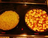 麻婆豆腐焼きそば作り方2写真