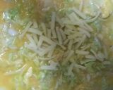 しゃきしゃきキャベツの明太子オムレツ作り方4写真