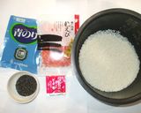 桜海老と黒ゴマの炊き込みご飯♪桜海老ご飯作り方1写真
