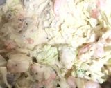 キャベツとシーフードのお好み焼き作り方3写真