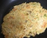 キャベツとシーフードのお好み焼き作り方5写真
