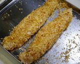 焼きパン粉で！揚げないチーズささみフライ作り方3写真