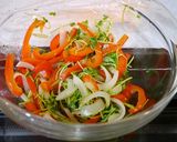 簡単！豚バラと豆苗の酢豚作り方3写真