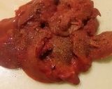 簡単おもてなし　鶏むね肉とレバーのロール作り方4写真
