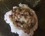 匂い封印！アボカド納豆おにぎらず作り方3写真