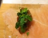 簡単おもてなし　鶏むね肉とレバーのロール作り方7写真