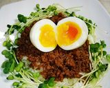 ＊豚ひき肉のそぼろ丼＊作り方2写真