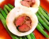簡単おもてなし　鶏むね肉とレバーのロール作り方13写真