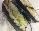 匂い封印！アボカド納豆おにぎらず作り方5写真