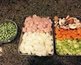 簡単絶品☆具沢山のチキンポットパイ作り方1写真