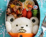 ワンピース☆ハートの海賊団ベポのキャラ弁作り方3写真