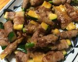 アスパラとズッキーニの肉巻き作り方4写真