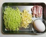 春キャベツとベーコンの朝ごパン♡作り方1写真