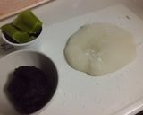 簡単☆あずき&抹茶プリン大福作り方5写真
