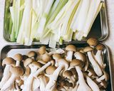 レンジで簡単！しめじと長ねぎの豚巻き作り方1写真