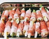 レンジで簡単！しめじと長ねぎの豚巻き作り方2写真