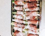 レンジで簡単！しめじと長ねぎの豚巻き作り方3写真