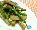 カメ噛め♡♡ゴマ酢ごぼういんげん♡♡作り方6写真