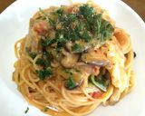簡単＊ワンポットトマトクリームパスタ＊作り方8写真
