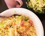 優しいレタスチャーハン作り方6写真