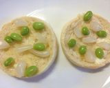 バター風味　花らっきょ×粉わかめトースト作り方3写真
