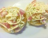 キャベ軸×ベーコンのトースト。ソース味作り方5写真
