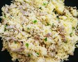 椎茸と豚肉とピーマンの栄養炒飯作り方4写真