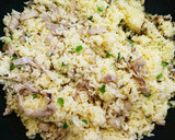 椎茸と豚肉とピーマンの栄養炒飯作り方4写真