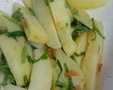 レンジで簡単♪じゃがいもの梅しそ和え作り方4写真
