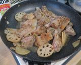 チキンと蓮根のマスタードソテー作り方7写真