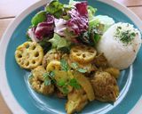 チキンと蓮根のマスタードソテー作り方9写真
