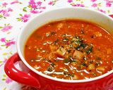 簡単キヌア料理☆野菜ジュースdeスープ作り方6写真