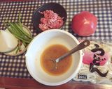 簡単★トマトのジャージャーうどん作り方1写真