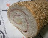 サラミハムとチーズのトヨ型ふわふわ食パン作り方7写真