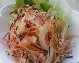 彩り人参と野菜の千切りサラダ作り方2写真