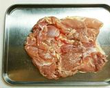 カリカリ鶏もも肉の香味ソースがけ作り方1写真