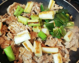 節約！簡単！豚こま肉と白ネギの甘辛炒め♪作り方5写真