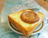 from静岡県富士市☆甘口がんもトースト作り方4写真