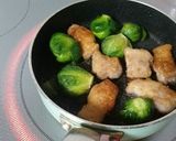 豚バラと芽キャベツのコロコロ回鍋肉作り方6写真