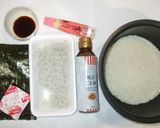 にんにく味ちりめんじゃこ海苔炊き込みご飯作り方1写真