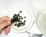 にんにく味ちりめんじゃこ海苔炊き込みご飯作り方4写真