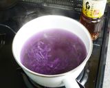 春はあけぼの♡紫スープ♡作り方2写真